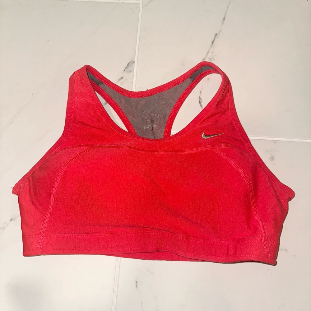 Nike Women's Hot Pink Fuschia Drifit Sports Bra